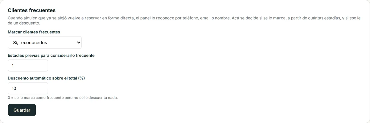 Clientes frecuentes
